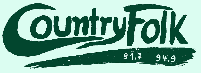 Country Folk Logo with frequenzen: 94,9 and 91,7 MHz